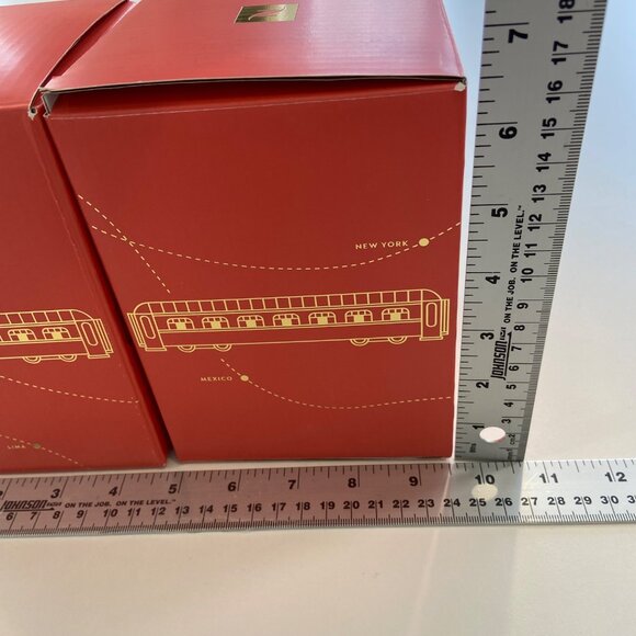 Set Of 2 Nespresso Champagne Coupes Glasses With Decorative Boxes - Paris & New - Picture 10 of 16